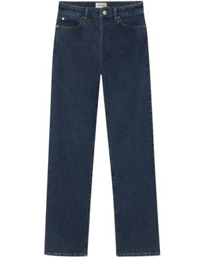 FRAME Straight Jeans - Azul