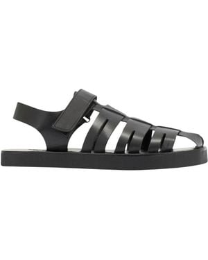 Ancient Greek Sandals Flat Sandals - Black