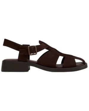 Camper Flat Sandals - Marrón