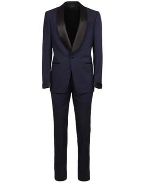 Tom Ford Single Breasted Suits - Blu