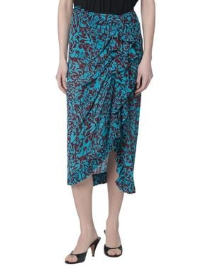 Dries Van Noten Midi Skirts - Azul