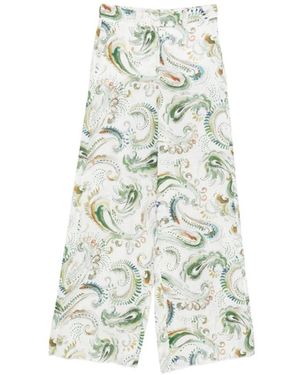 Marella Wide Trousers - Verde