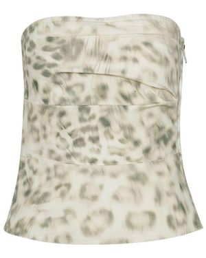 ROTATE BIRGER CHRISTENSEN Sleeveless Tops - Natural