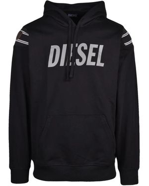 DIESEL Hooded Sweatshirt - Zwart