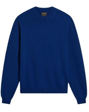 Woolrich Round-Neck Knitwear - Bleu