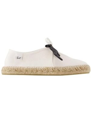 KENZO Espadrilles Van Canvas - Wit