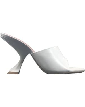 AMINA MUADDI Heeled Mules - Grey