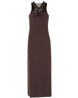 Coperni C Logo Crossed Dress - Bruin