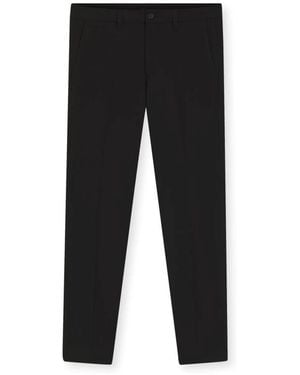 HUGO T Commuter Slim Broeken - Zwart