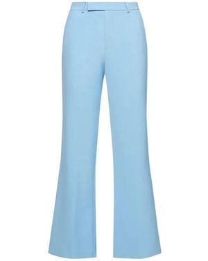 SIMONA CORSELLINI Wide Trousers - Bleu