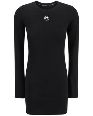 Marine Serre Short Dresses - Black