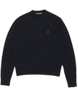 Acne Studios Yak Wool Crewneck - Schwarz