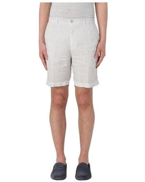 120% Lino Casual Shorts - Gray