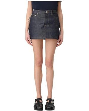 A.P.C. Denim Skirts - Blu