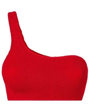 Bondeye Rode One Shoulder Bikini Top Samira - Rood