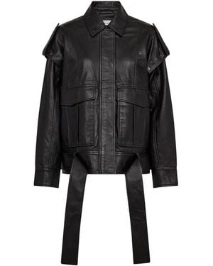 Haute L'Amitié Leather Jackets - Black