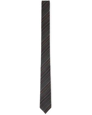 Paul Smith Signature Stripe Tie - Schwarz