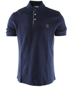 Brunello Cucinelli Polo Shirts - Blu