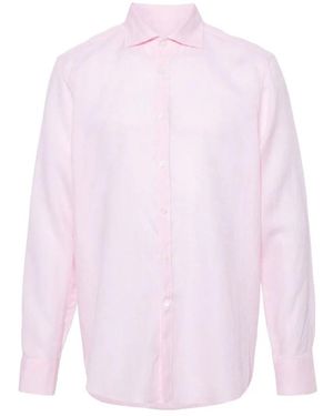 Canali Casual Shirts - Pink