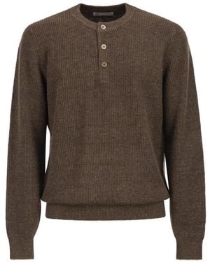 Brunello Cucinelli Round-Neck Knitwear - Brown