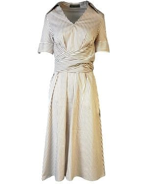 D.exterior Midi Dresses - Natural