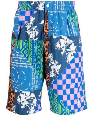 Marcelo Burlon Casual Shorts - Blue