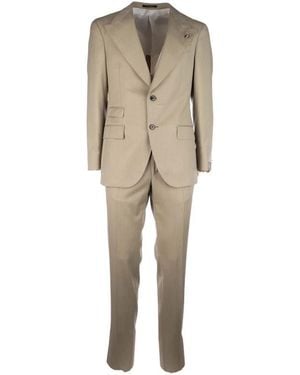 Gabriele Pasini Single Breasted Suits - Natural