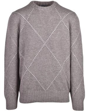 Vengera Round-Neck Knitwear - Gris