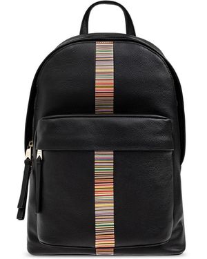 Paul Smith Signature Stripe Backpack - Zwart