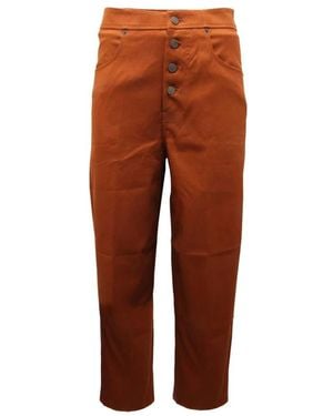 Department 5 Straight Pants - Brown