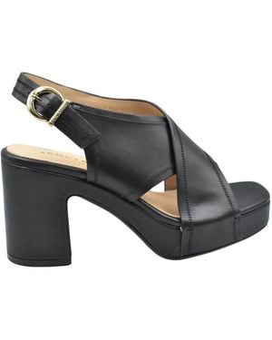 Janet & Janet High Heel Sandals - Gris