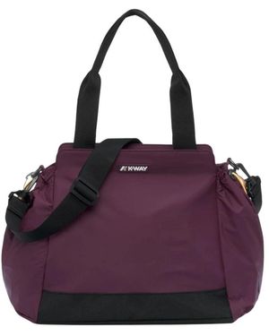 K-Way Weekend Bags - Purple