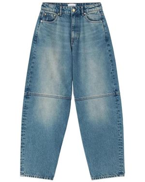 Ganni Loose-Fit Jeans - Azul