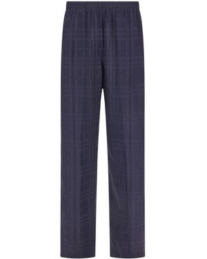 Burberry Broeken ,Blauw ,Leer Selkie Broeken