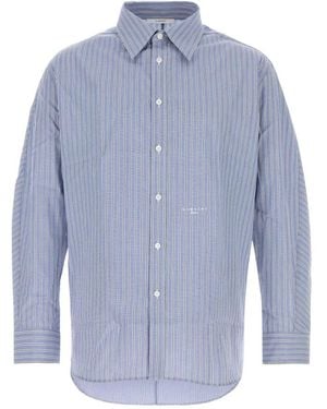 Givenchy Gestreept Poplin Shirt - Blauw