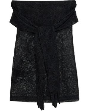 Vetements Sleeveless Tops - Zwart