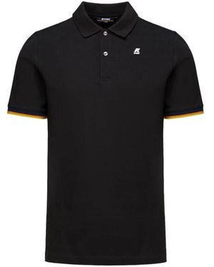 K-Way Polo Shirts - Black