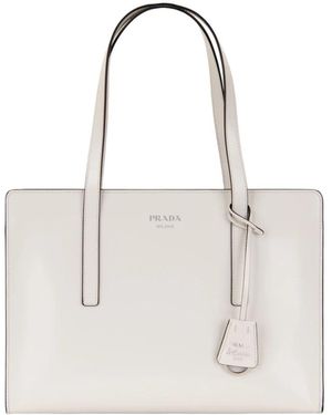 Prada Henkeltasche - Weiß