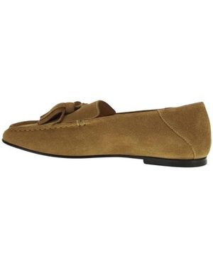 Dear Frances Schoenen ,Bruin ,Leer Drew Loafers - Naturel