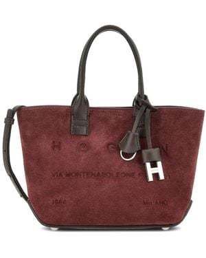 Hogan Tote Bags - Rosso