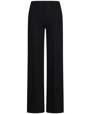 Jucca Wijde Viscose Broek - Zwart