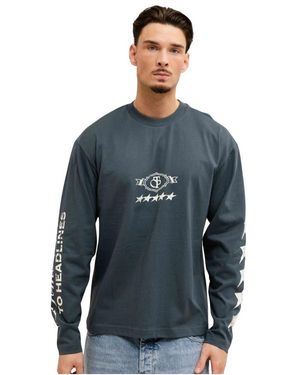Off The Pitch Long Sleeve Tops - Azul