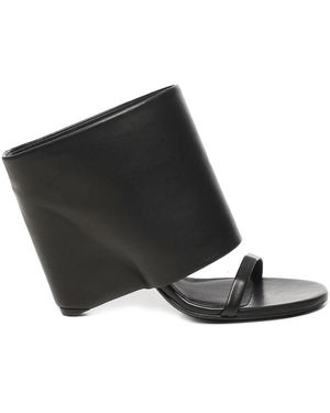Courreges High Heel Sandals - Nero