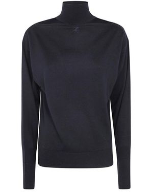 Courreges Turtlenecks - Azul