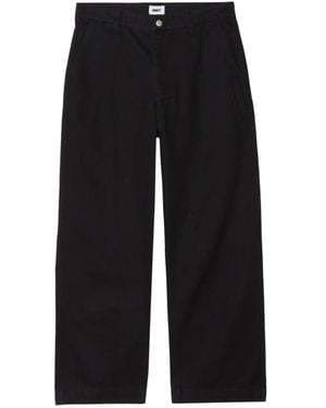 Obey Straight Trousers - Zwart