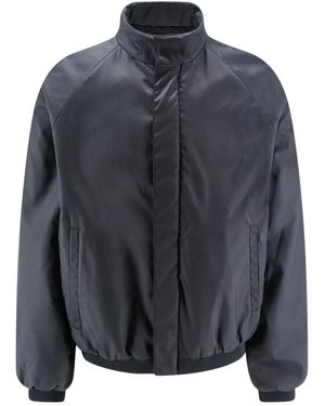 Gucci Leichte Nylonjacke - Grau