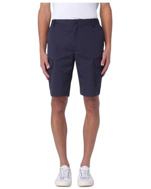 Save The Duck Gewatteerde Puffer Jas Met Capuchon - Blauw