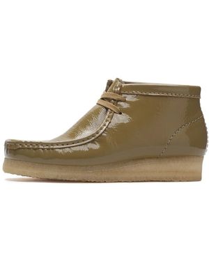 Clarks Lace-Up Boots - Natural