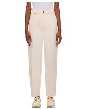 Mother Straight Jeans - Naturel