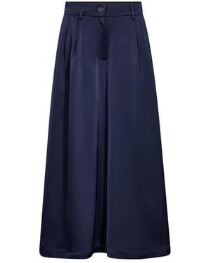 co'couture Wide Trousers - Azul